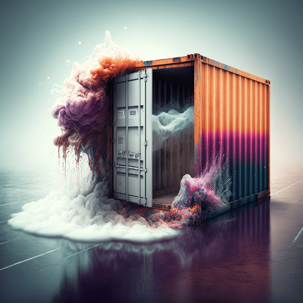 20ft container - artist impression