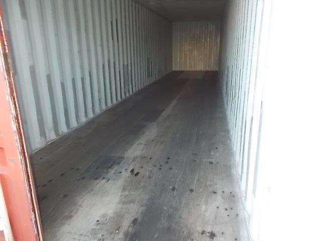 inside of a london container ready to be hired