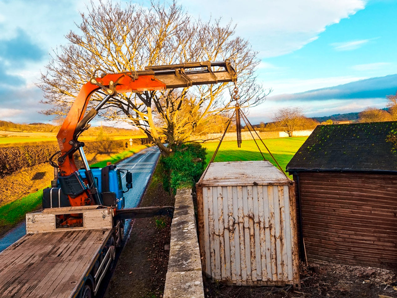 container delivery london